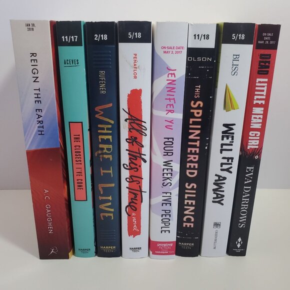 Harper teen Other - Advanced Readers Copy Uncorrected Proof Lot Ages 14 Plus 8 Books Mixed Authors